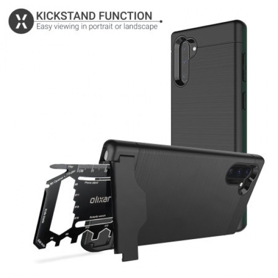 Olixar X-Ranger Samsung Galaxy Note 10 Survival Case - Tactical Black