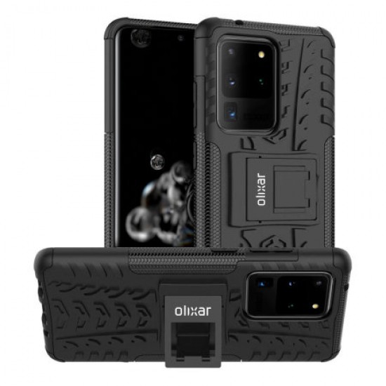 Olixar ArmourDillo Samsung Galaxy S20 Ultra Protective Case - Black