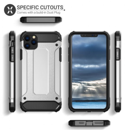 Olixar Delta Armour Protective iPhone 11 Pro Case - Silver