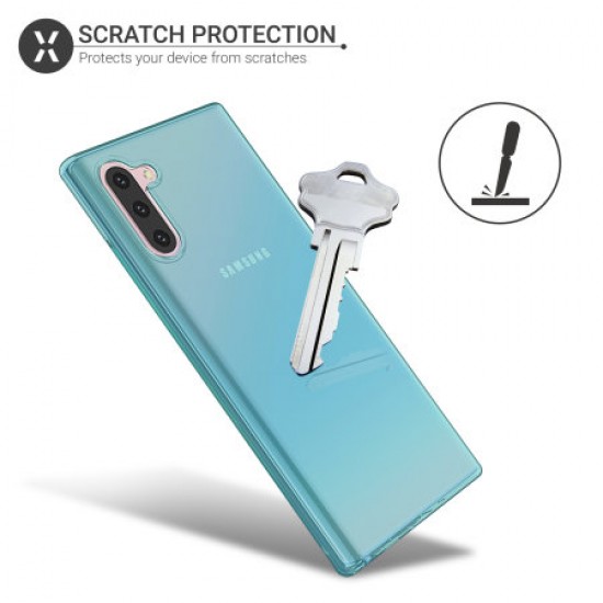 Olixar FlexiShield Samsung Galaxy Note 10 Gel Case - Blue