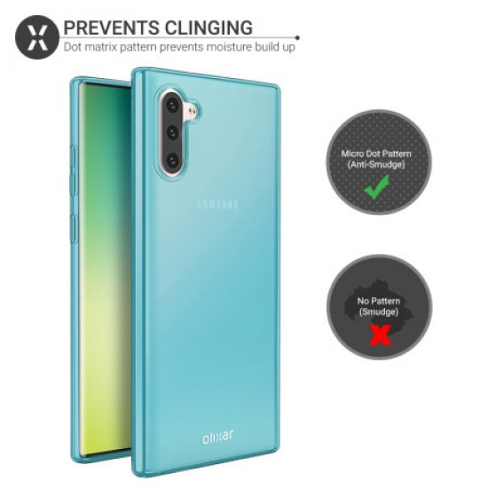 Olixar FlexiShield Samsung Galaxy Note 10 Gel Case - Blue