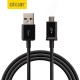 Olixar Samsung Galaxy S7 Edge Micro USB Sync & Charge Cable - Black