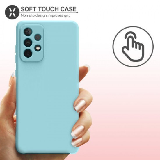 Olixar Samsung Galaxy A52 5G Soft Silicone Case - Pastel Blue