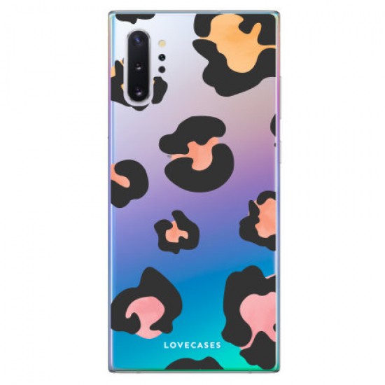 LoveCases Samsung Note 10 Plus 5G Leopard Print Clear Phone Case LoveCases Samsung Note 10 Plus 5G Leopard Print Clear Phone Case