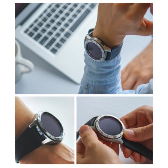 Ringke Galaxy Watch 46mm/Gear S3 Frontier & Classic Bezel Ring- Silver Ringke Galaxy Watch 46mm/Gear S3 Frontier & Classic Bezel Ring- Silver