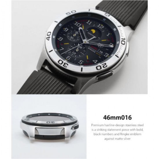Ringke Galaxy Watch 46mm/Gear S3 Frontier & Classic Bezel Ring- Silver Ringke Galaxy Watch 46mm/Gear S3 Frontier & Classic Bezel Ring- Silver