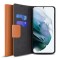 Olixar Leather-Style Samsung Galaxy S21 Plus Wallet Stand Case - Brown