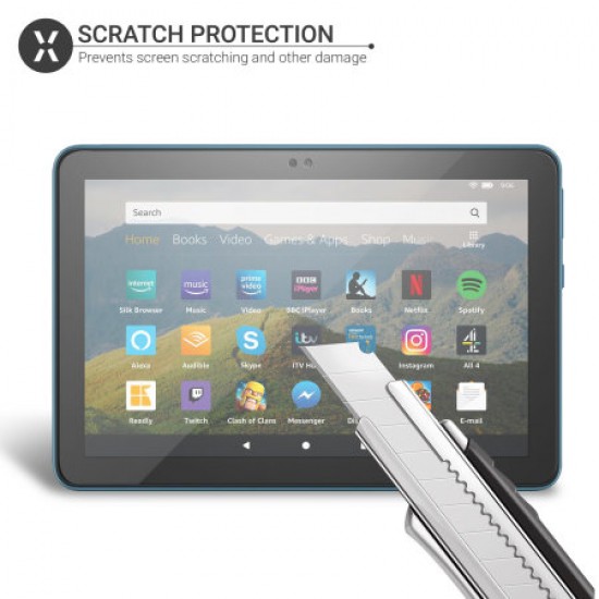Olixar Amazon Fire HD 8 2020 Film Screen Protector 2-in-1 Pack