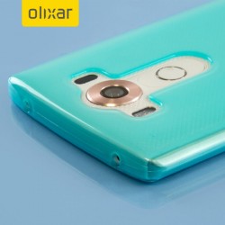 Olixar FlexiShield LG V10 Gel Case - Blue