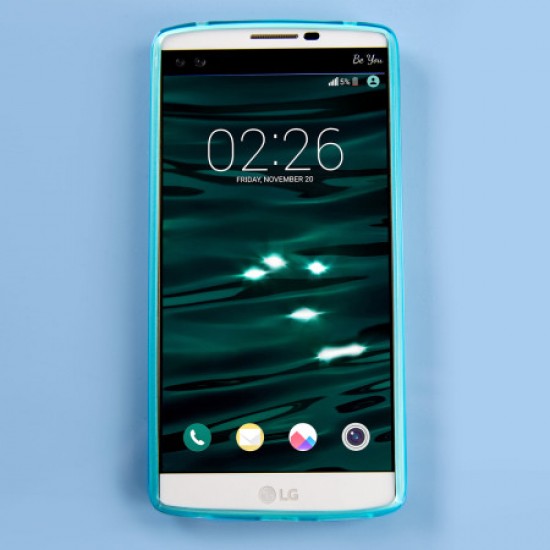 Olixar FlexiShield LG V10 Gel Case - Blue
