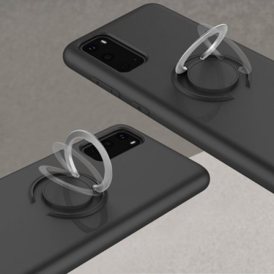 Zizo Revolve Series Samsung S20 Thin Ring Case - Magnetic Black Zizo Revolve Series Samsung S20 Thin Ring Case - Magnetic Black