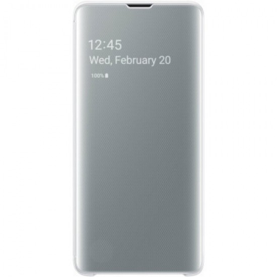 Official Samsung Galaxy S10 Clear View Case - White