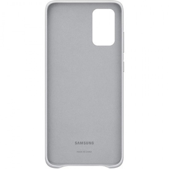 Official Samsung Galaxy S20 Plus Leather Cover Case - Light Grey