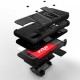 Zizo Bolt Series Google Pixel 4 Case & Screen Protector - Black
