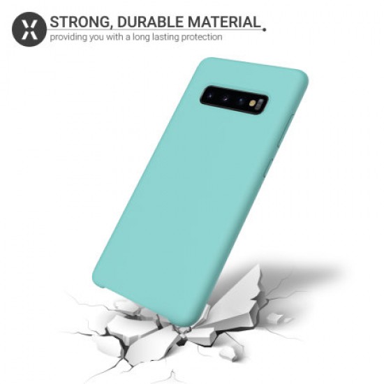 Olixar Samsung Galaxy S10 Plus Soft Silicone Case - Pastel Green