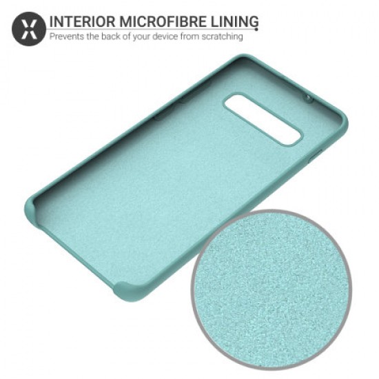 Olixar Samsung Galaxy S10 Plus Soft Silicone Case - Pastel Green