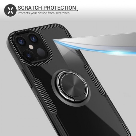 Olixar ArmaRing 2.0 iPhone 12 Pro Max Case - Black