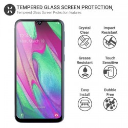 Olixar Samsung Galaxy A40 Tempered Glass Screen Protector