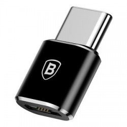 Baseus Micro USB to USB-C Adapter - Black