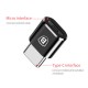 Baseus Micro USB to USB-C Adapter - Black