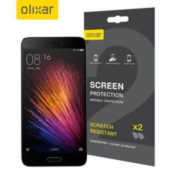 Olixar Xiaomi Mi 5 Film Screen Protector 2-in-1 Pack