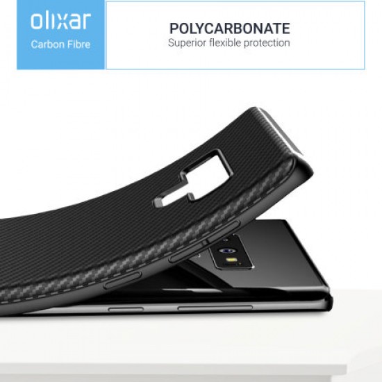 Olixar Carbon Fibre Samsung Galaxy Note 9 Case - Black