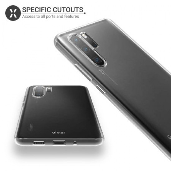 Olixar Ultra-Thin Huawei P30 Pro Gel Case - Clear