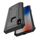 Olixar Manta iPhone XS Max Tough Case with Tempered Glass - Black