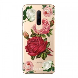 LoveCases OnePlus 7 Pro Roses Clear Phone Case