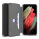 Olixar Soft Silicone Samsung Galaxy S21 Ultra Wallet Case - Black