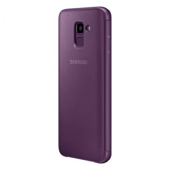 Official Samsung Galaxy J6 2018 Wallet Cover Case - Purple