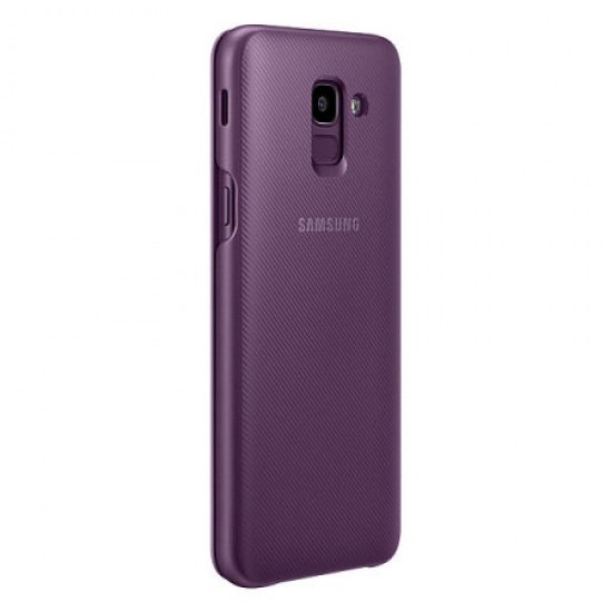 Official Samsung Galaxy J6 2018 Wallet Cover Case - Purple