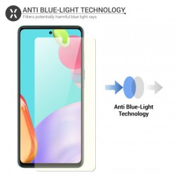 Olixar Samsung A52 5G Anti-Blue Light Film Screen Protector - 2 Pack