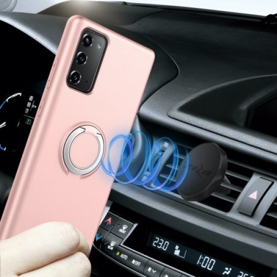 Zizo Revolve Series Samsung Note 20 5G Thin Ring Case - Rose Quartz Zizo Revolve Series Samsung Note 20 5G Thin Ring Case - Rose Quartz