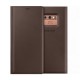 Official Samsung Galaxy Note 9 Leather Wallet Cover Case - Brown