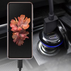 Olixar Samsung Z Flip 5G Car Charger With USB-C PD & QC 3.0- 36W