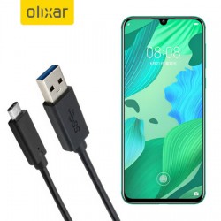 Olixar USB-C Huawei Nova 5 Charging Cable - Black 1m