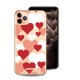 LoveCases iPhone 11 Pro Max Lovehearts Clear Phone Case LoveCases iPhone 11 Pro Max Lovehearts Clear Phone Case