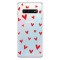LoveCases Samsung S10 Hearts Phone Case - Clear Red
