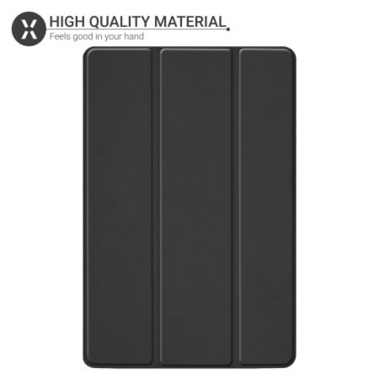 Olixar Leather-Style Galaxy Tab S5e Stand Case - Black