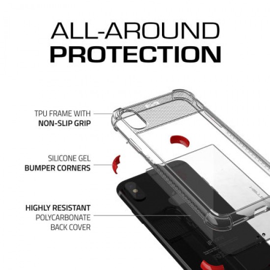 Ghostek Covert 2 iPhone XS Case - Red