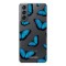LoveCases Samsung Galaxy S21 Gel Case - Blue Butterfly