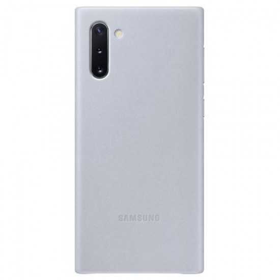 Official Samsung Galaxy Note 10 Leather Cover Case - Grey