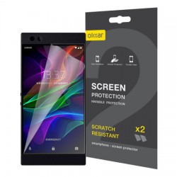 Olixar Razer Phone 2 Film Screen Protector 2-in-1 Pack