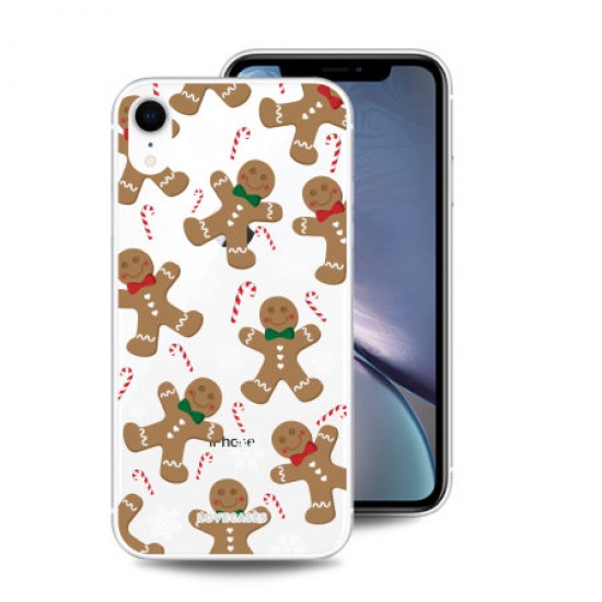 LoveCases iPhone XR Gingerbread Clear Phone Case LoveCases iPhone XR Gingerbread Clear Phone Case