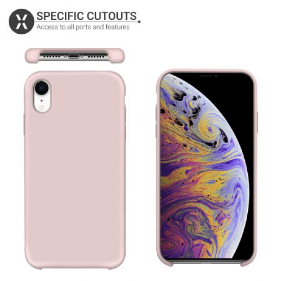 Olixar iPhone XR Soft Silicone Case - Pastel Pink