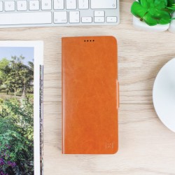 Olixar Leather-Style Samsung Galaxy S20 Ultra Wallet Stand Case -Brown