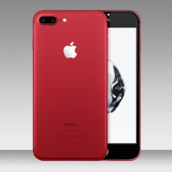 Olixar Red iPhone 7 Plus White to Black Fascia Glass Screen Protector