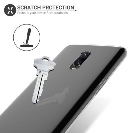 Olixar FlexiShield OnePlus 6T Gel Case - 100% Clear