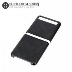 Olixar Leather-Style Samsung Galaxy Z Flip Case - Black